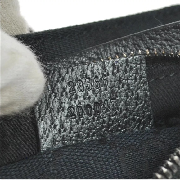 Authentic Gucci black waist bag fanny pack bum bag - Picture 11 of 13